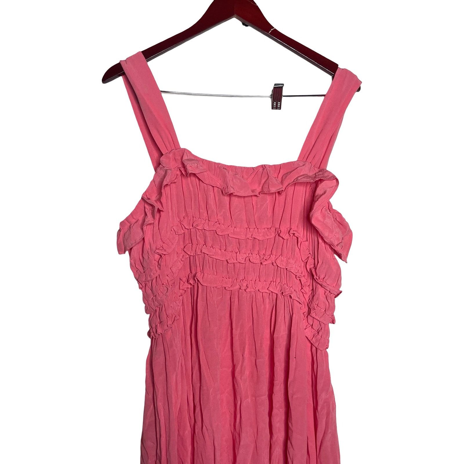 DOEN DOEN CAROLYNN MAXI DRESS IN CORAL ROSE SZ XXL Size XXL / US 16-18 / IT 52-54 - 4 Thumbnail