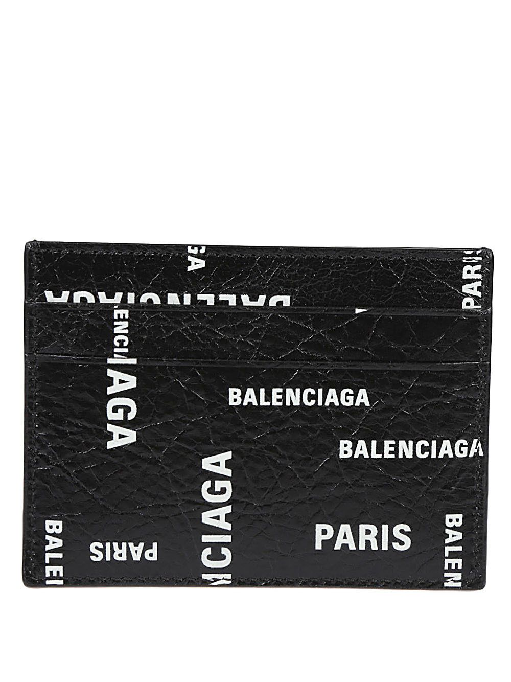 Balenciaga o1in1g1024 Size : OS / Cash Card Holder Bal Paris Allover Size ONE SIZE - 1 Thumbnail