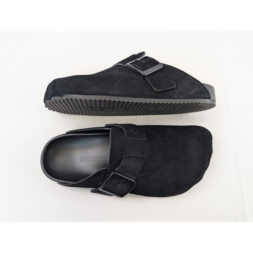 Balenciaga o1rshd1 Q:2 / Sunday Mule Slip On Sandals in Black Size US 9 / EU 42 - 1 Thumbnail