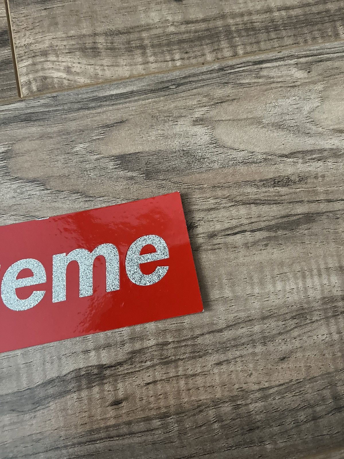 Supreme Supreme Glitter Box Logo Sticker Size ONE SIZE - 4 Thumbnail