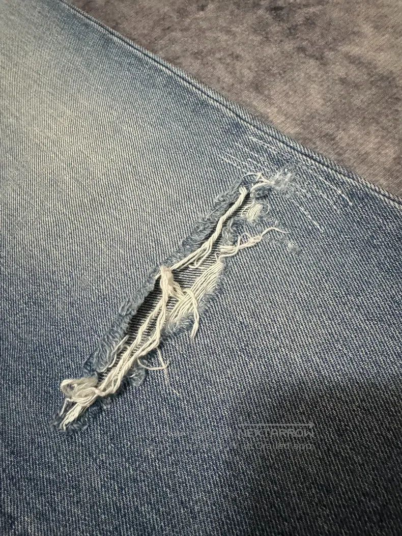Saint Laurent Paris Saint Laurent Paris Cat Claw Light Blue Patchwork Slash Je Size US 33 - 6 Thumbnail