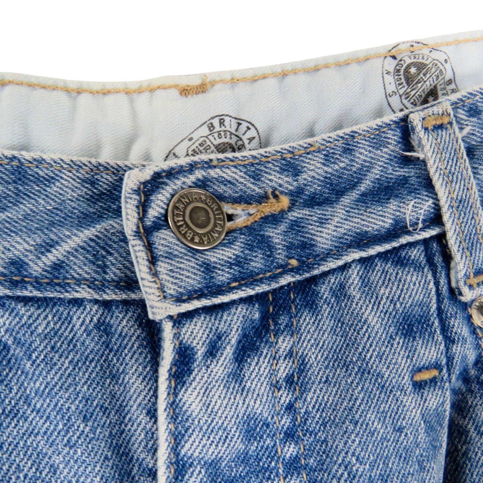 Vintage 1990s Vintage Mom Jeans Baggy Fit Tapered Yoke Jeans 30" Size 30" / US 8 / IT 44 - 3 Thumbnail