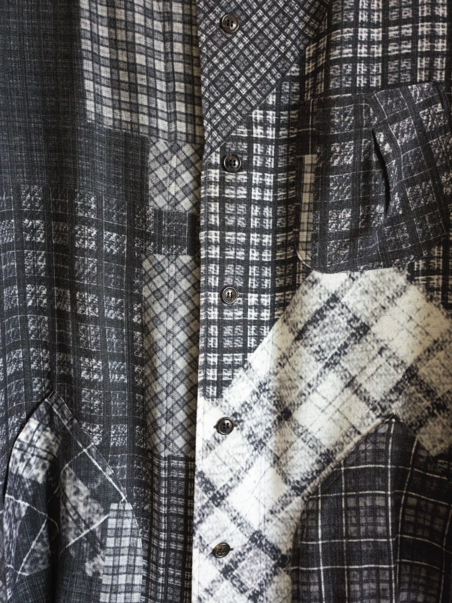 Yohji Yamamoto Yohji Yamamoto 16AW Hankyu Checked Long Shirt 1 Oversized Size US S / EU 44-46 / 1 - 6 Thumbnail
