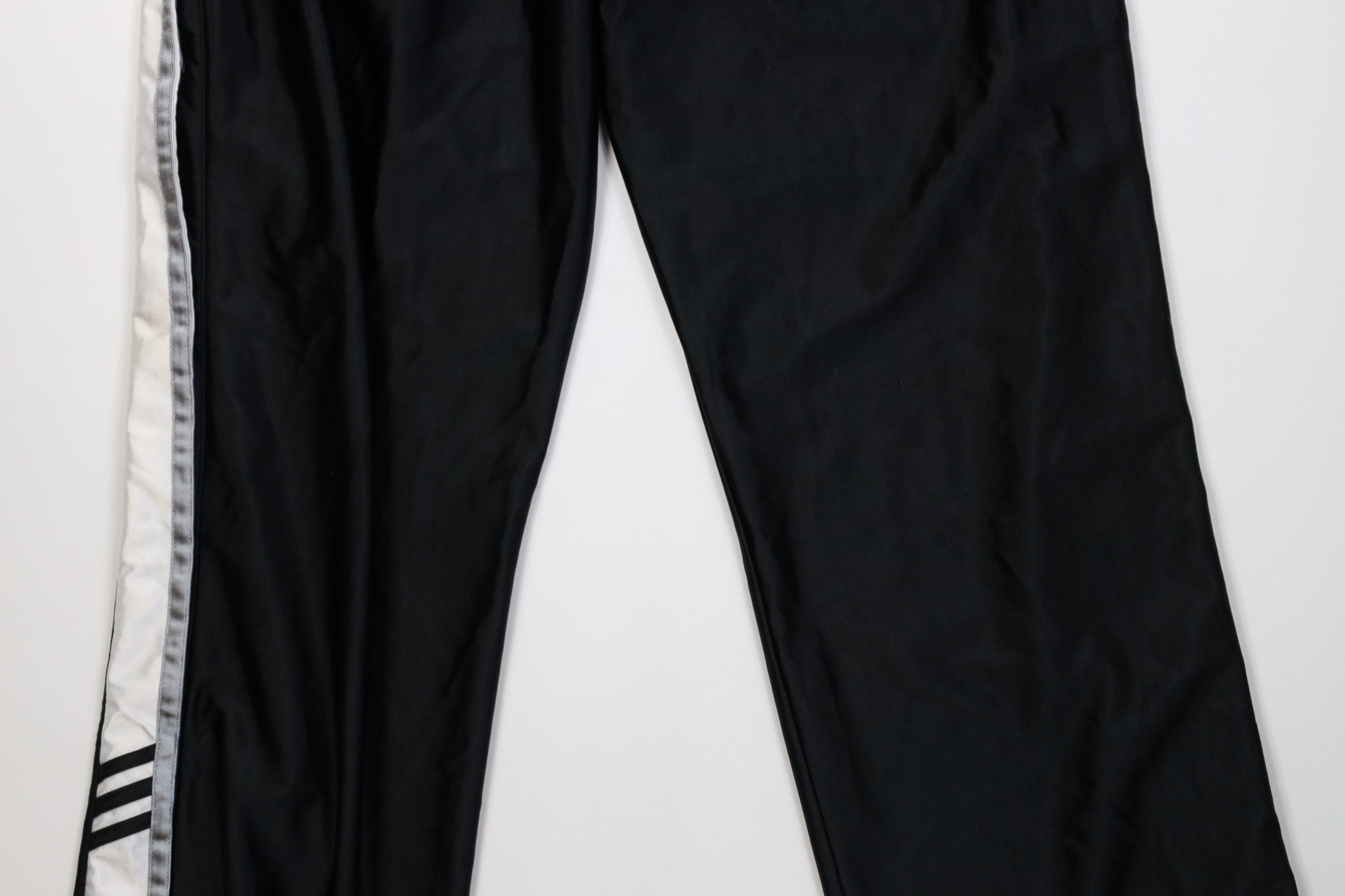 Adidas Vintage Y2K Adidas Striped Wide Leg Tearaway Pants Black Size US 40 / EU 56 - 14 Thumbnail