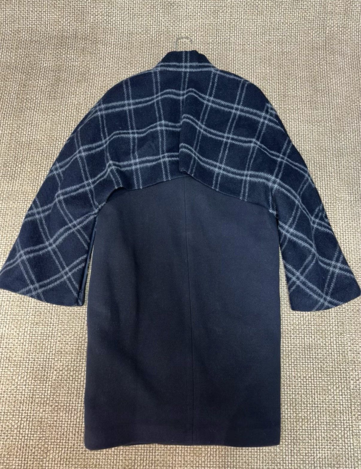 Hussein Chalayan Hussein Chalayan Avant-garde Plaid Patchwork Wool Coat K23 Size M / US 6-8 / IT 42-44 - 5 Thumbnail