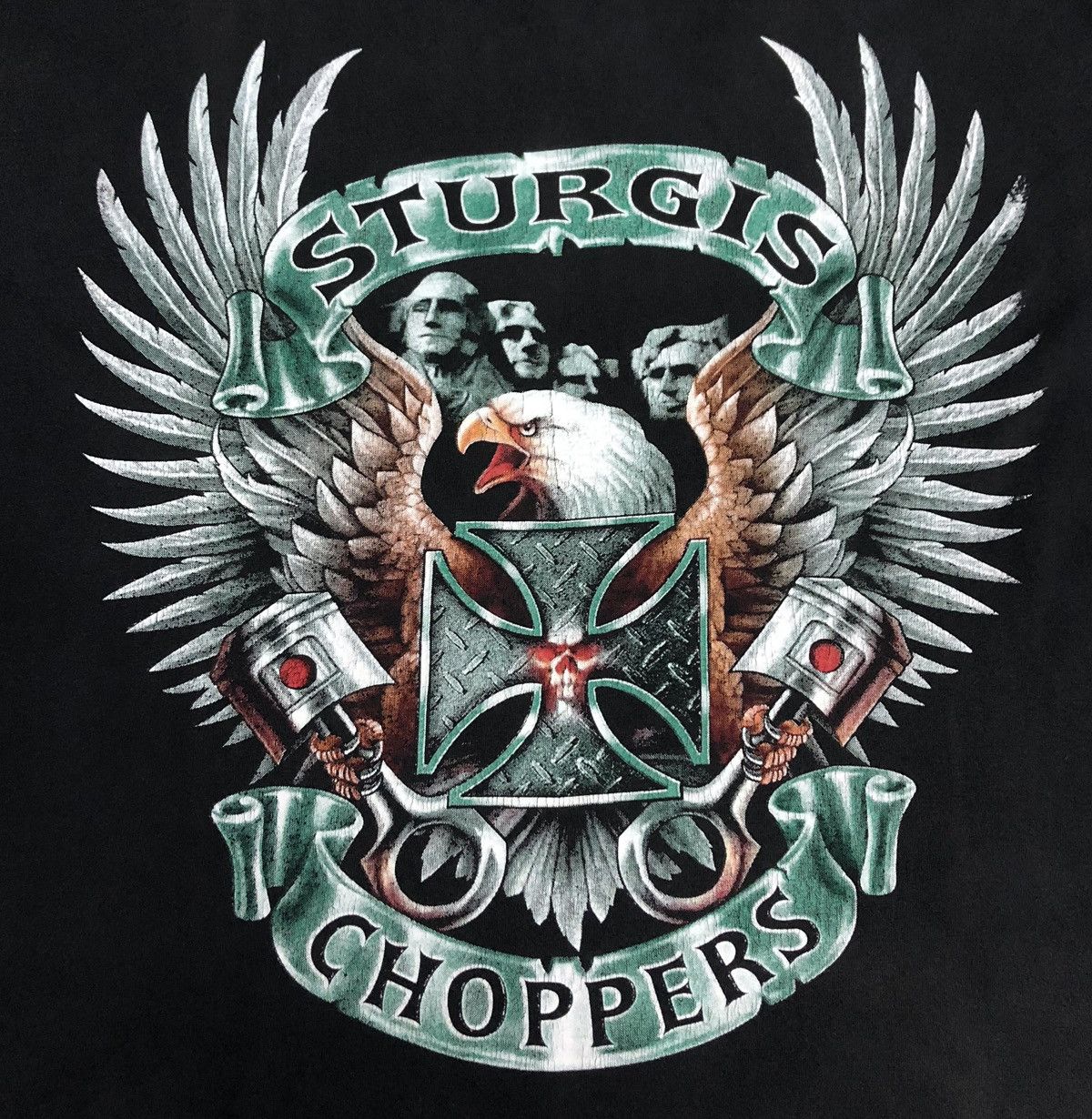 Vintage Vintage SP Sturgis Choppers T-Shirt Size US L / EU 52-54 / 3 - 3 Thumbnail