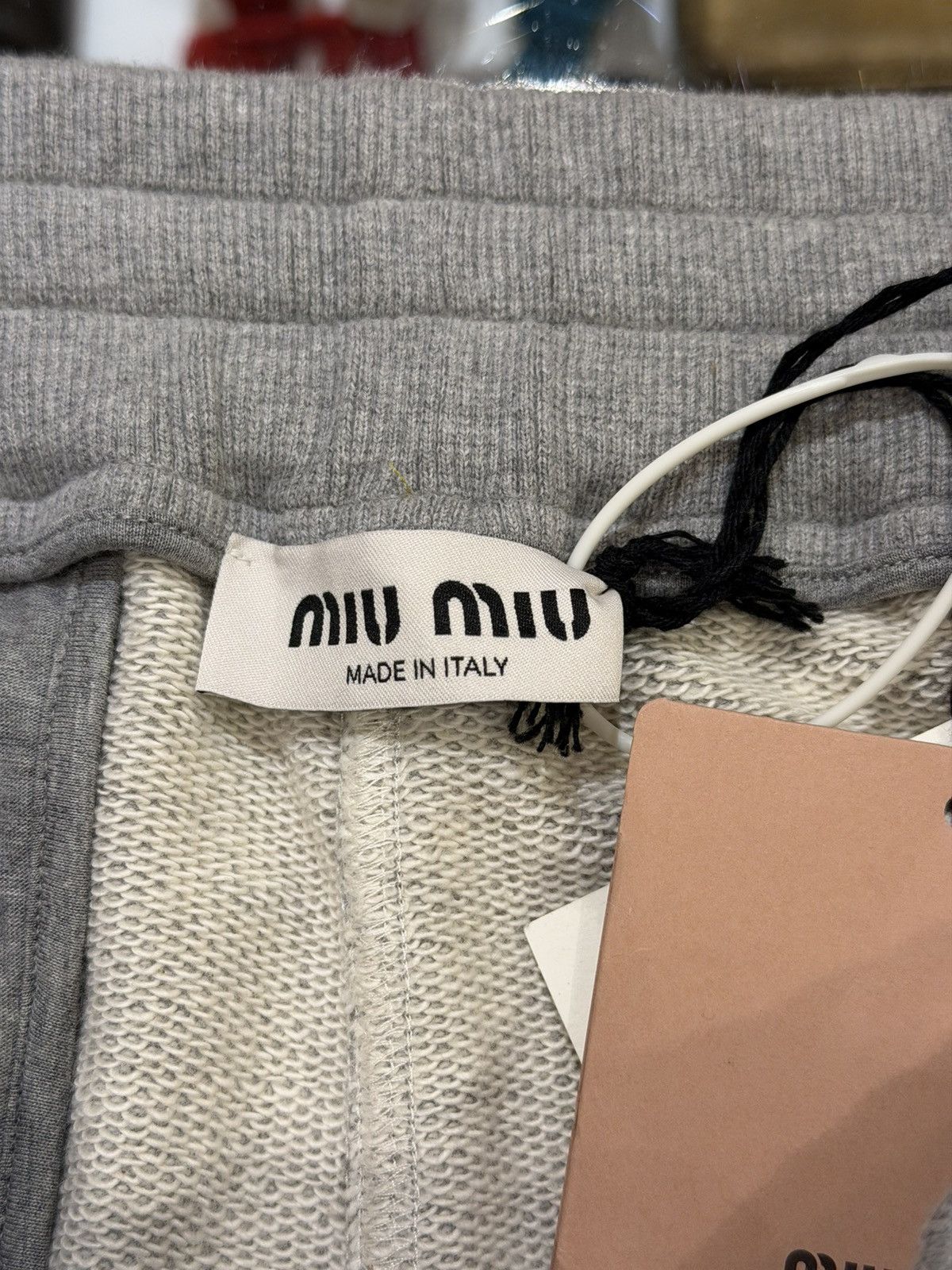Miu Miu Miu Miu Logo Patch Track Pants - Grey Size US 34 / EU 50 - 3 Thumbnail