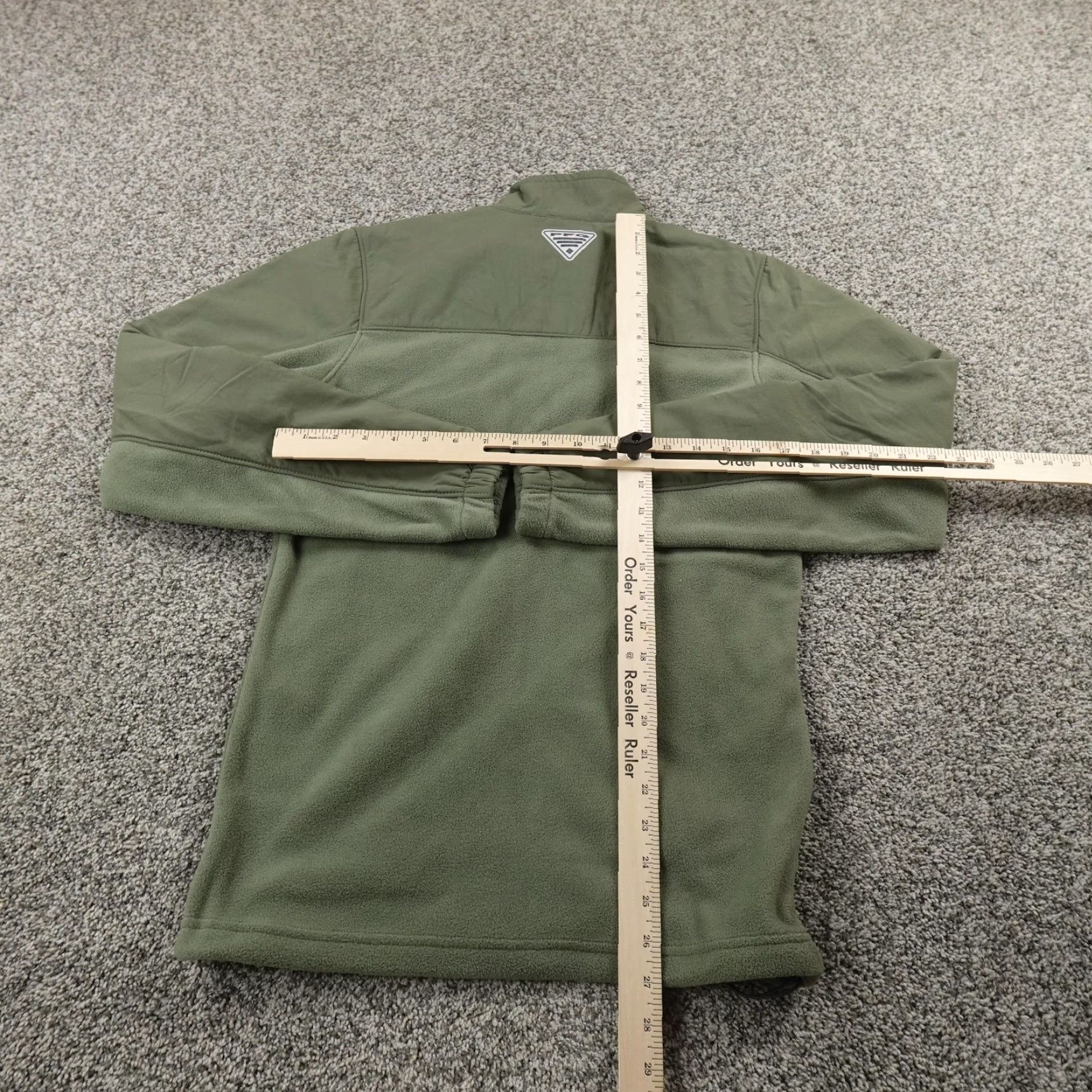 Vintage NEW Columbia Jacket Mens XS Green PFG Fleece Full Zip Fishing Outdoor Size US XS / EU 42 / 0 - 7 Thumbnail