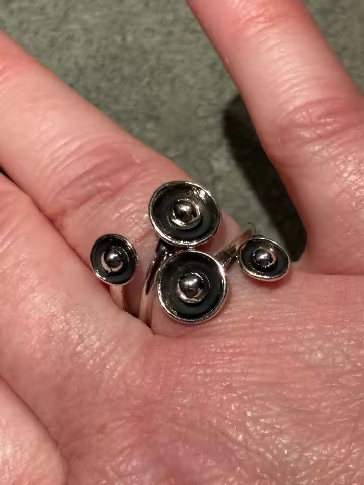 Jewelry Geometric Adjustable Ring Size ONE SIZE - 7 Thumbnail