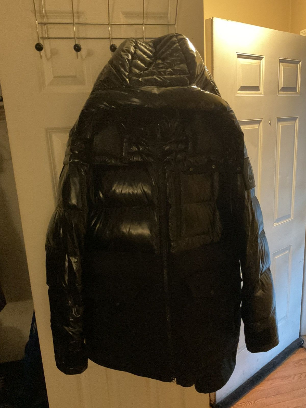 Moose Knuckles Moose Knuckles Black Hooded Reflective Puffer Jacket Size L Size US L / EU 52-54 / 3 - 2 Thumbnail