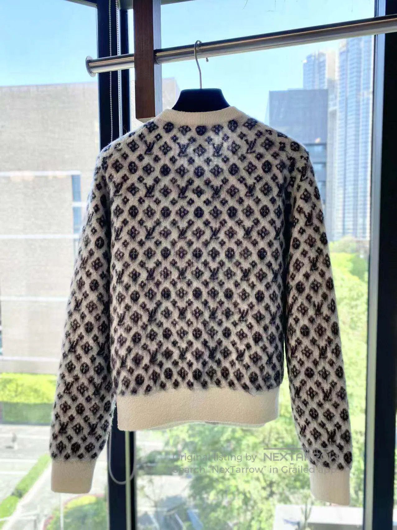 Louis Vuitton Louis Vuitton Black and white presbyopia cardigan with flo Size M / US 6-8 / IT 42-44 - 3 Thumbnail