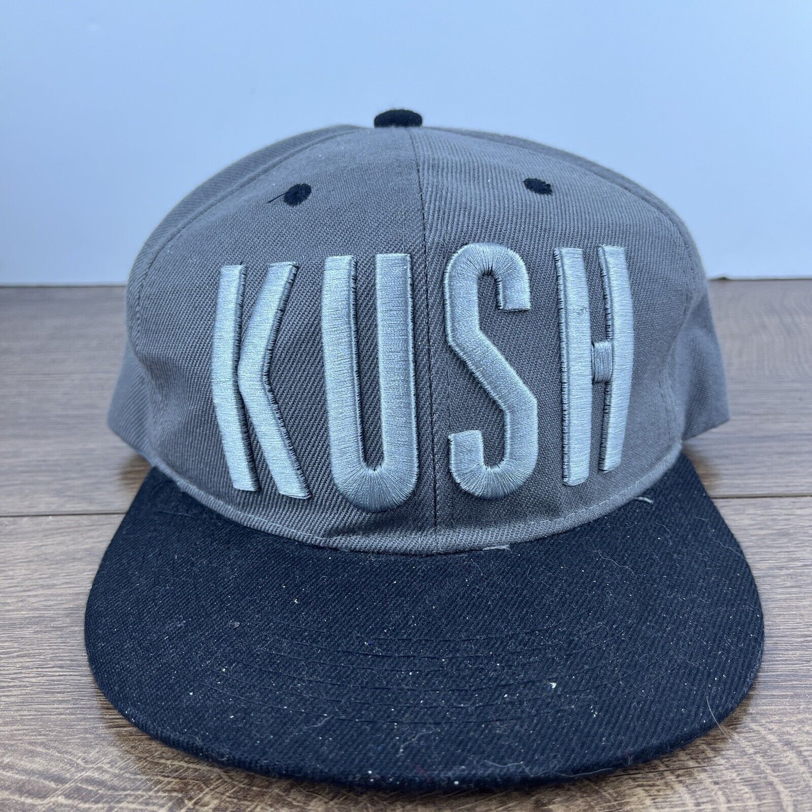 Other Kush Snapback Hat Kush Gray Adjustable Hat Adult Size Hat Gr Size ONE SIZE - 1 Thumbnail
