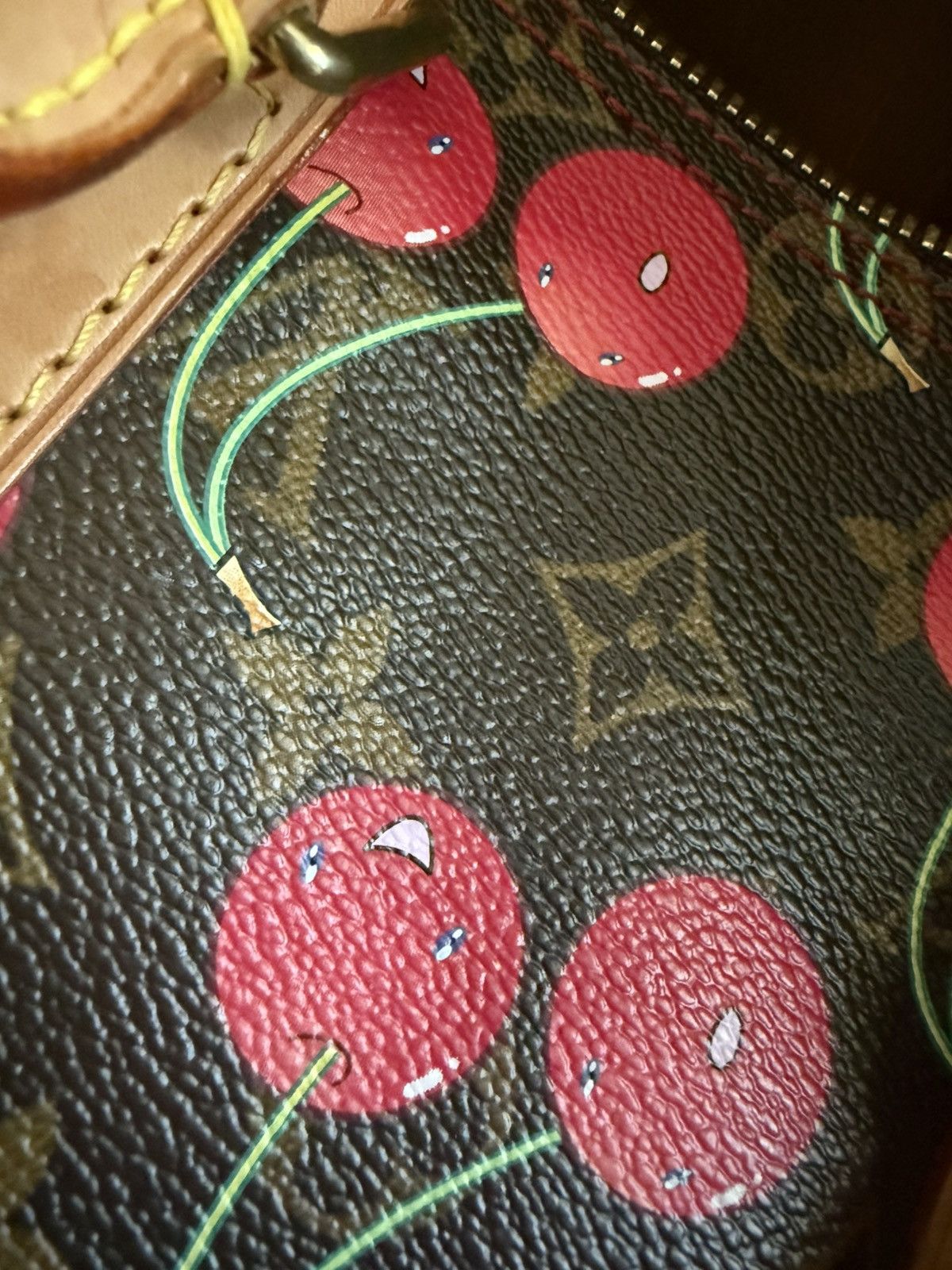 Louis Vuitton Rare 2005 Louis Vuitton Murakami Monogram Cherry Keepall 45 Size ONE SIZE - 8 Thumbnail