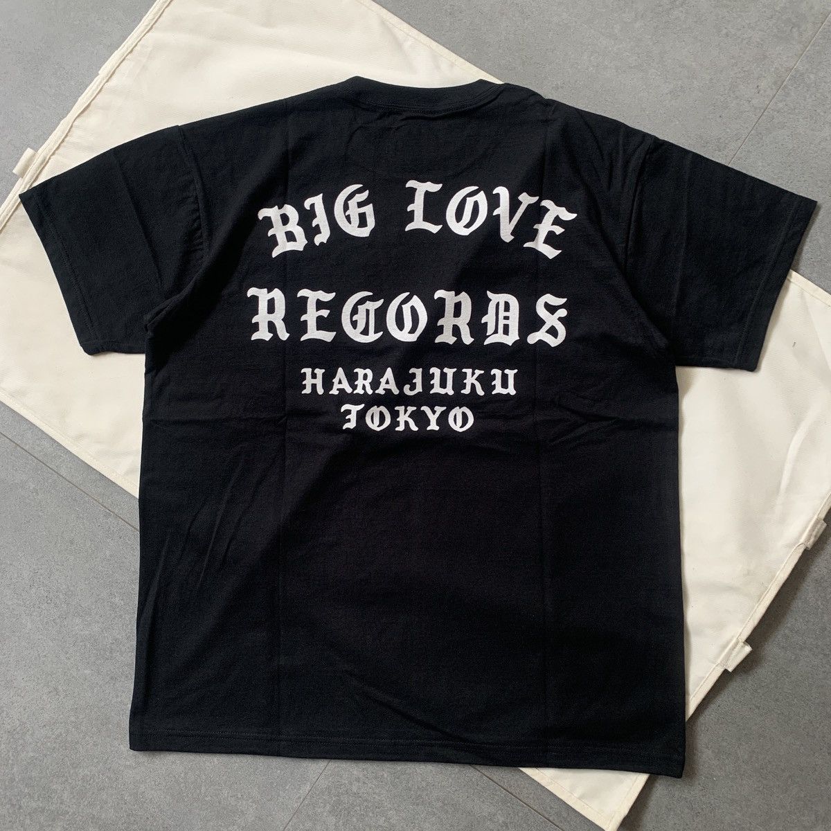 Japanese Brand Big love records harajuku tokyo tee | Grailed