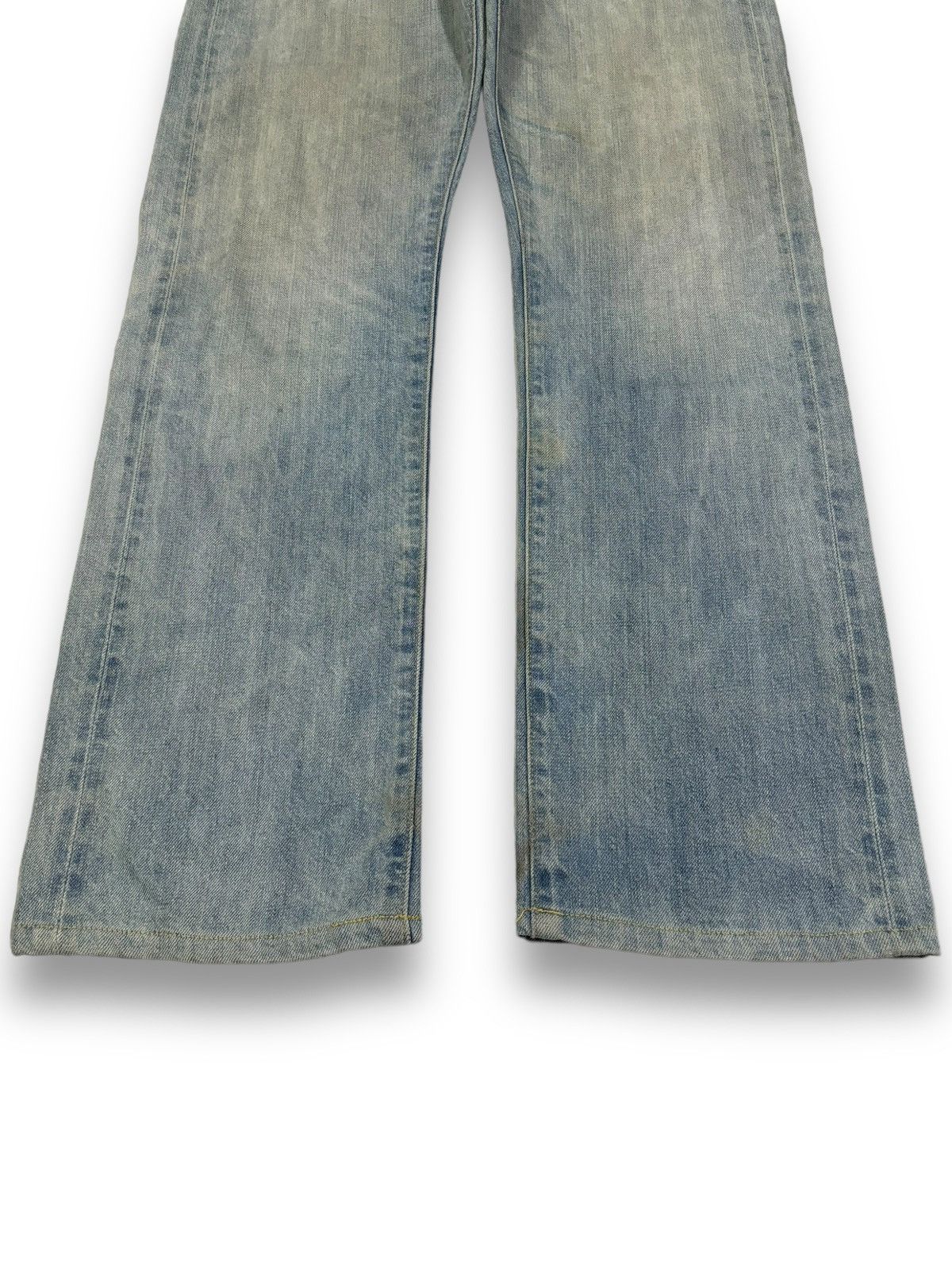 Undercover × Uniqlo Vintage Y2K Uniqlo UJ Selvedge Mud Washed Loose Jeans Size US 34 / EU 50 - 9 Thumbnail
