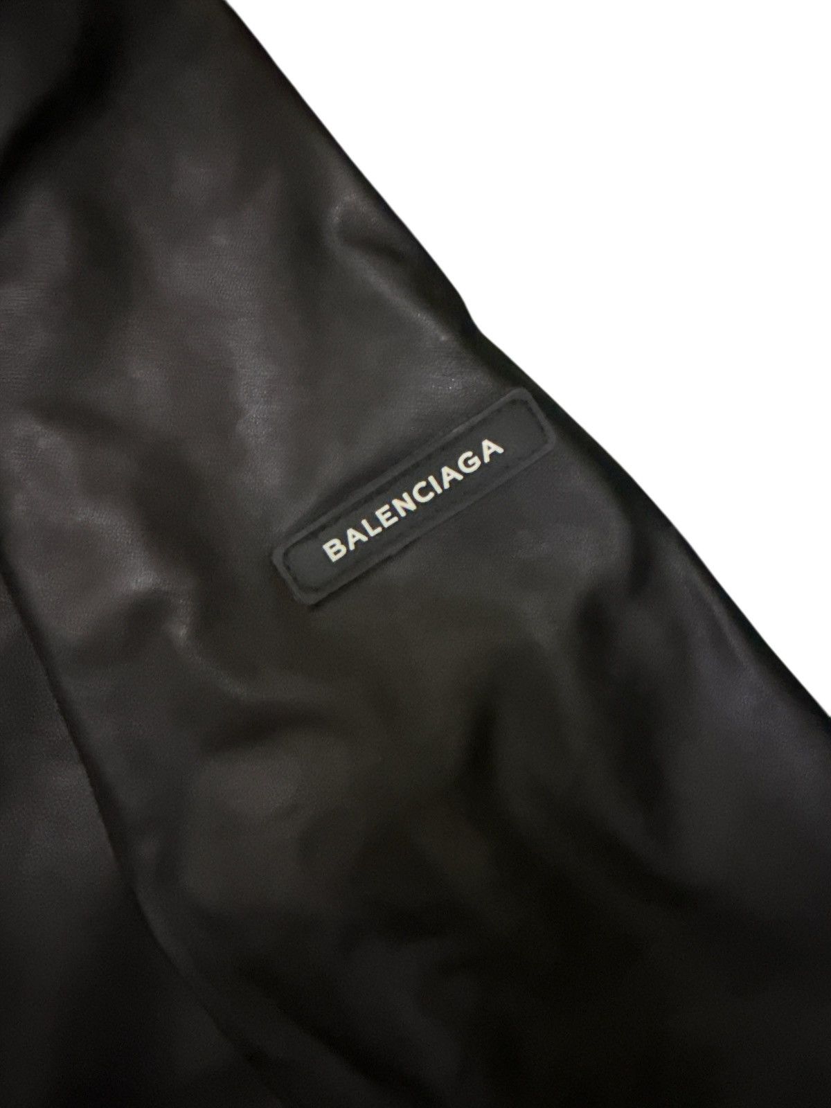Balenciaga Vintage Balenciaga Leather Jacket Size 36R - 6 Thumbnail