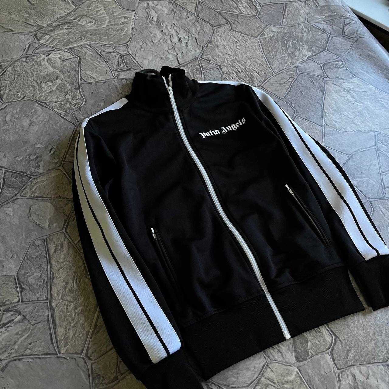 Palm Angels Palm Angels Track Jacket Black Size US XXS / EU 40 - 3 Thumbnail