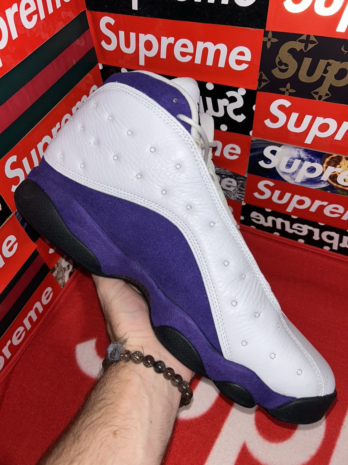 Jordan Brand Jordan 13 Retro Lakers 414571-105 size 13 VNDS Size US 13 / EU 46 - 7 Thumbnail