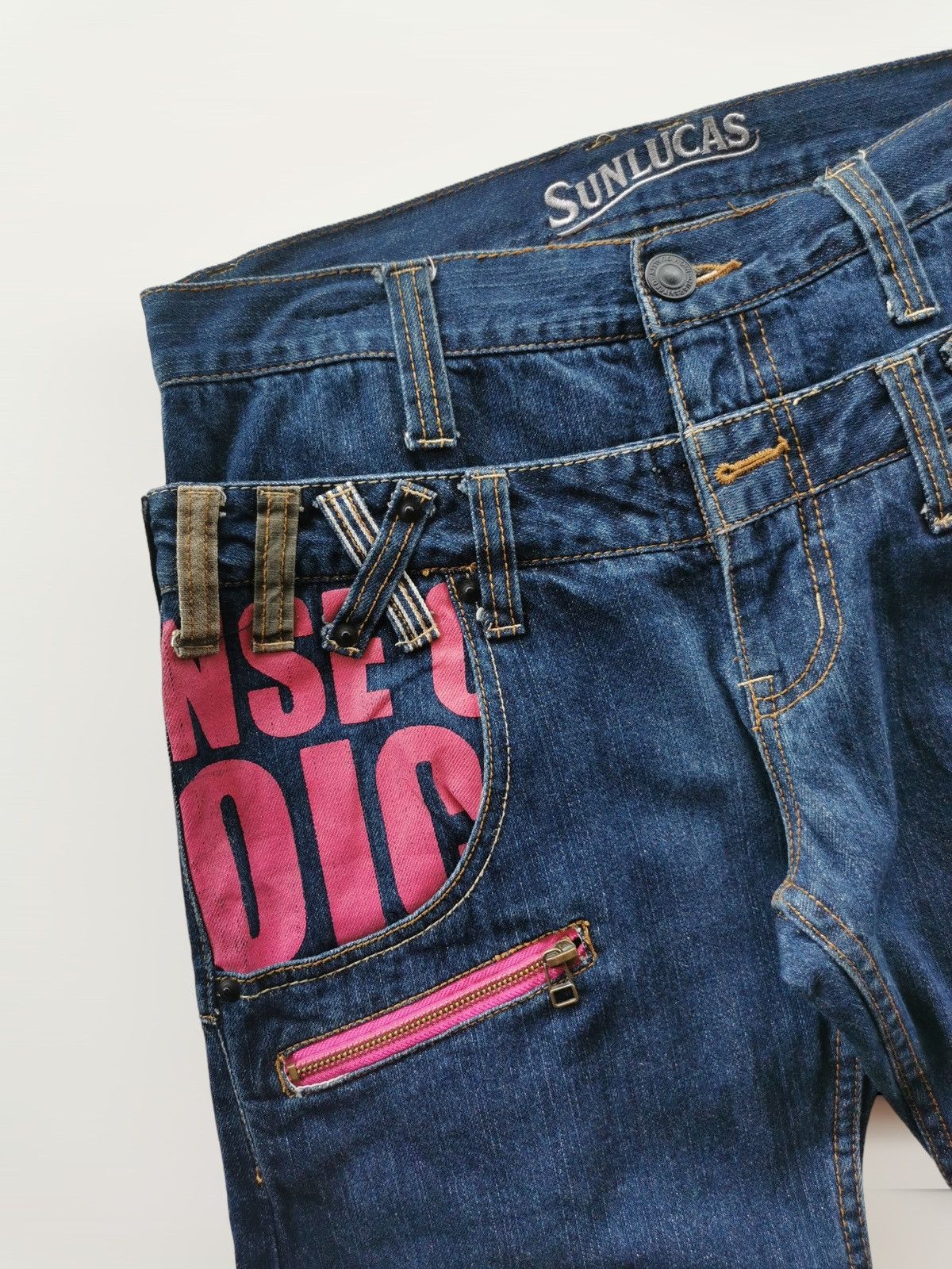 Hysteric Glamour Double waisted Sunlucas Denim Jeans Size US 31 - 9 Thumbnail