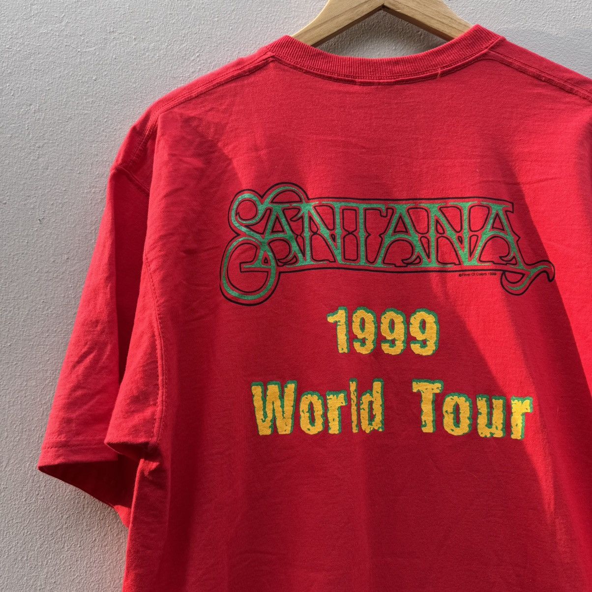 Band Tees × Vintage Vintage santana aop 1999 tee Size US L / EU 52-54 / 3 - 6 Thumbnail