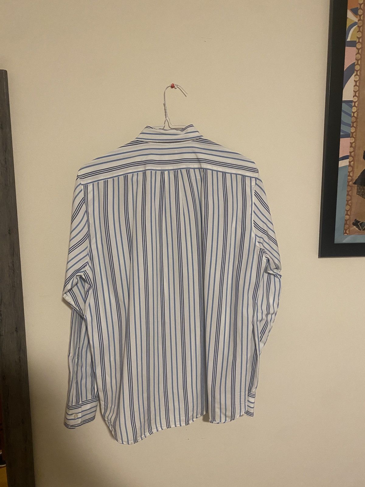 J.Crew J crew blue vertical stripe shirt Size US L / EU 52-54 / 3 - 3 Thumbnail