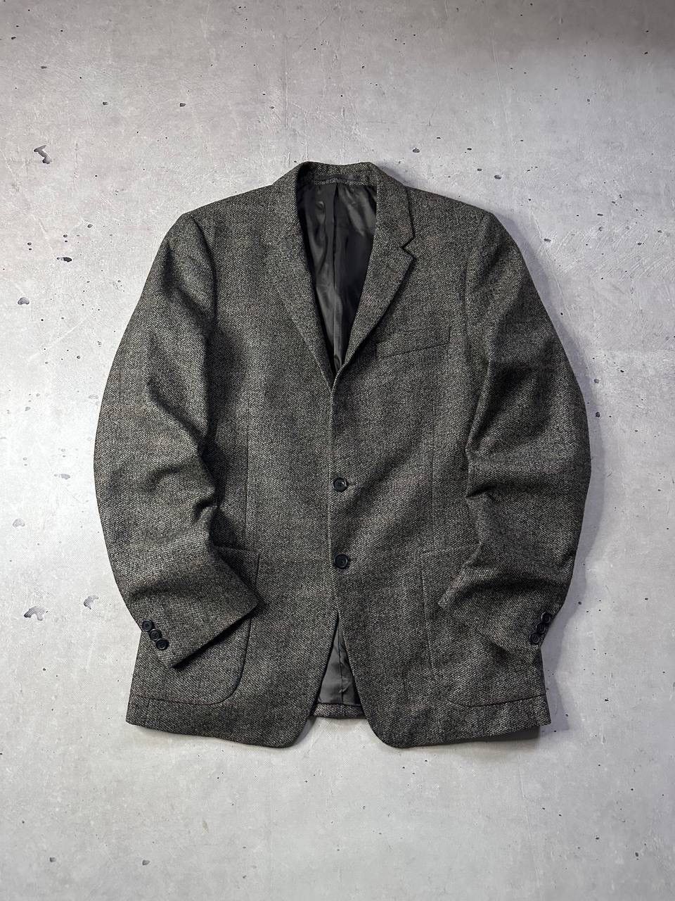 Prada Prada Milano Blazer 52R Virgin Wool Tweed Made in Italy Size 52R - 1 Thumbnail