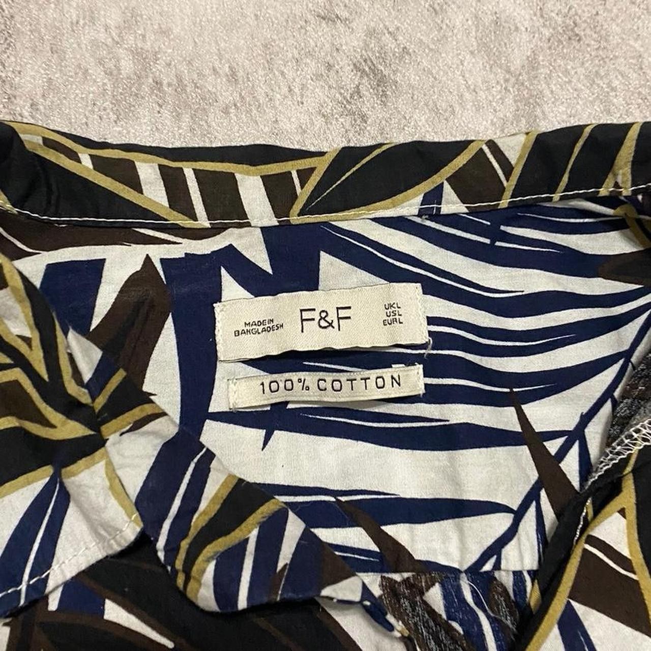 Other Blue and white tropical button-up shirt #tropicalvibes Size US L / EU 52-54 / 3 - 4 Thumbnail