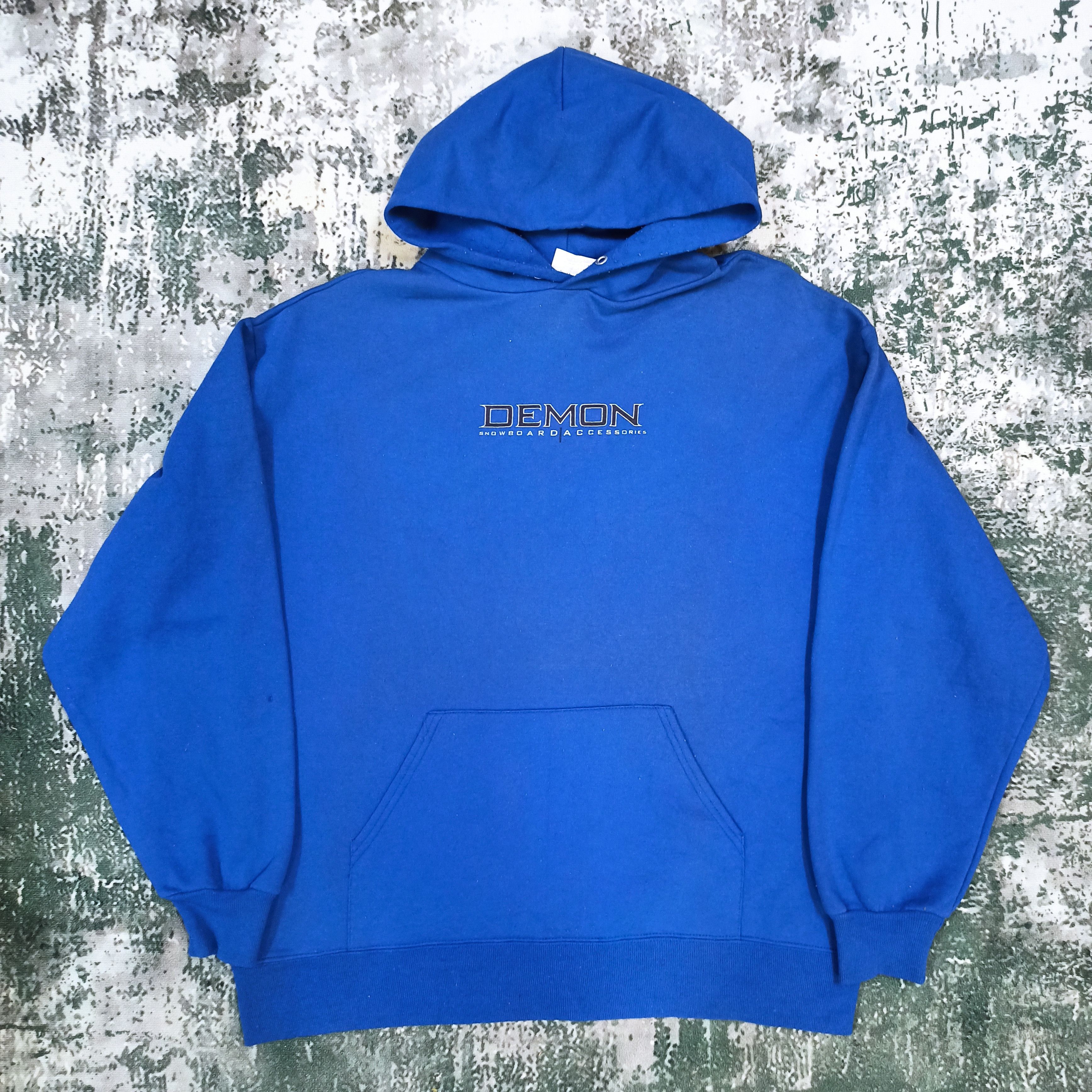 Demon Vintage Demon Snowboarding Hoodie rare Size US L / EU 52-54 / 3 - 1 Thumbnail