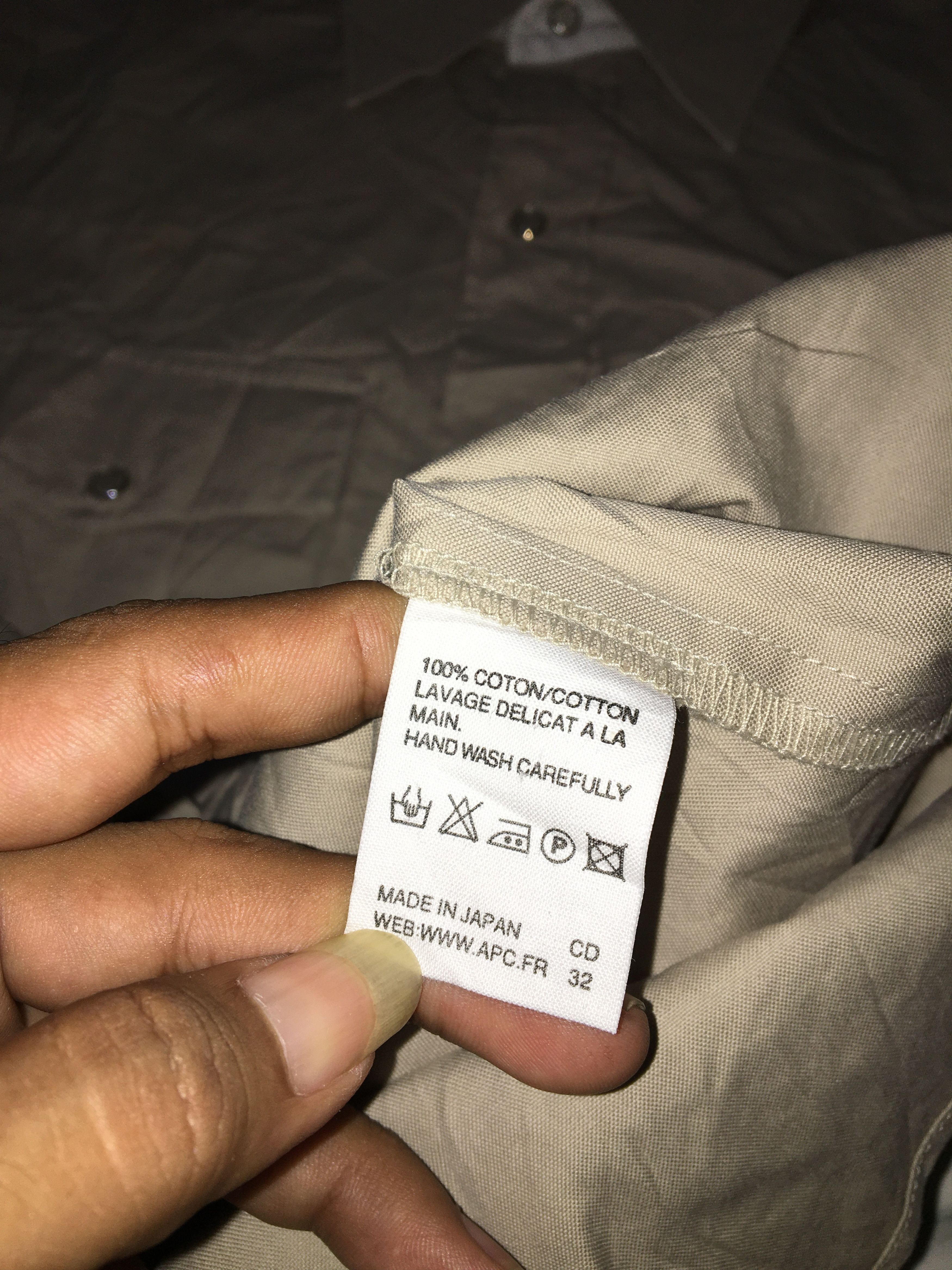 A.P.C. A.P.C Button Up Shirt Size US S / EU 44-46 / 1 - 7 Thumbnail