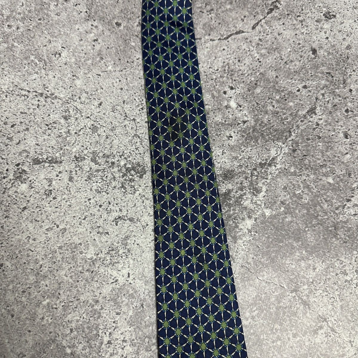 Hermes Vintage 90s Hermes Paris Silk tie France luxury y2k hype Size ONE SIZE - 9 Thumbnail