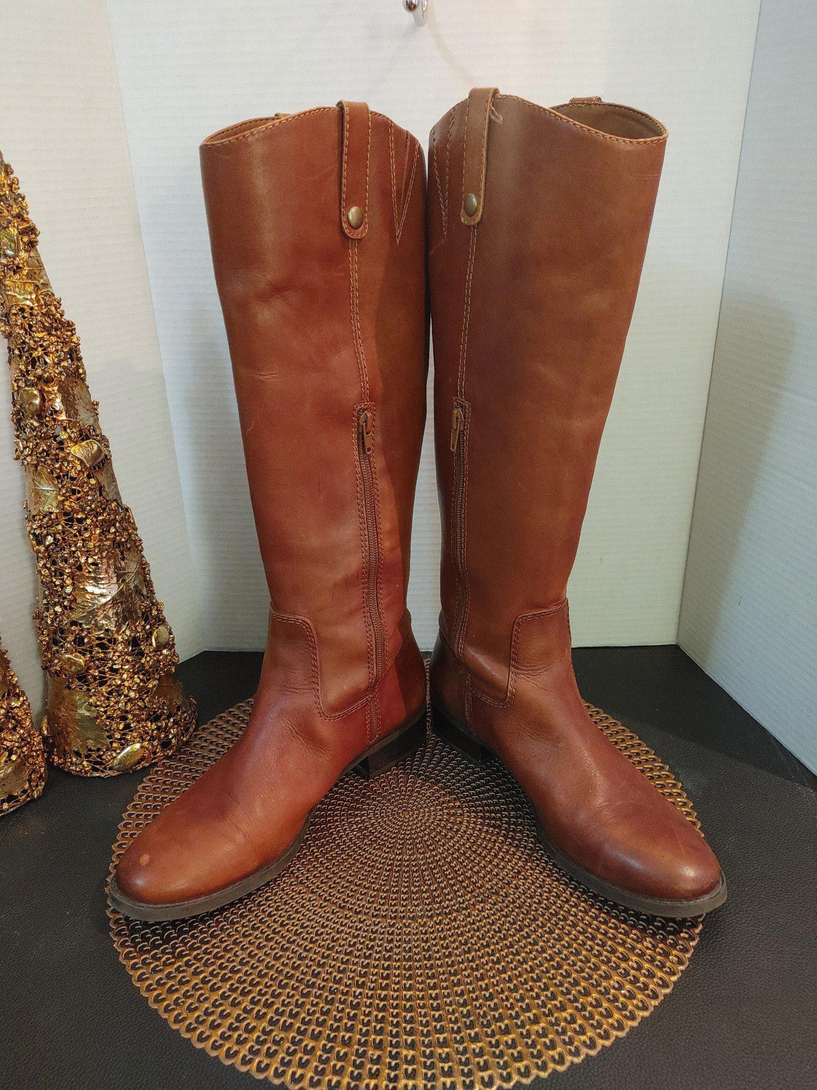 Designer INC Women's Fawne Leather Riding Boots Size 10M Size US 10 / IT 40 - 5 Thumbnail