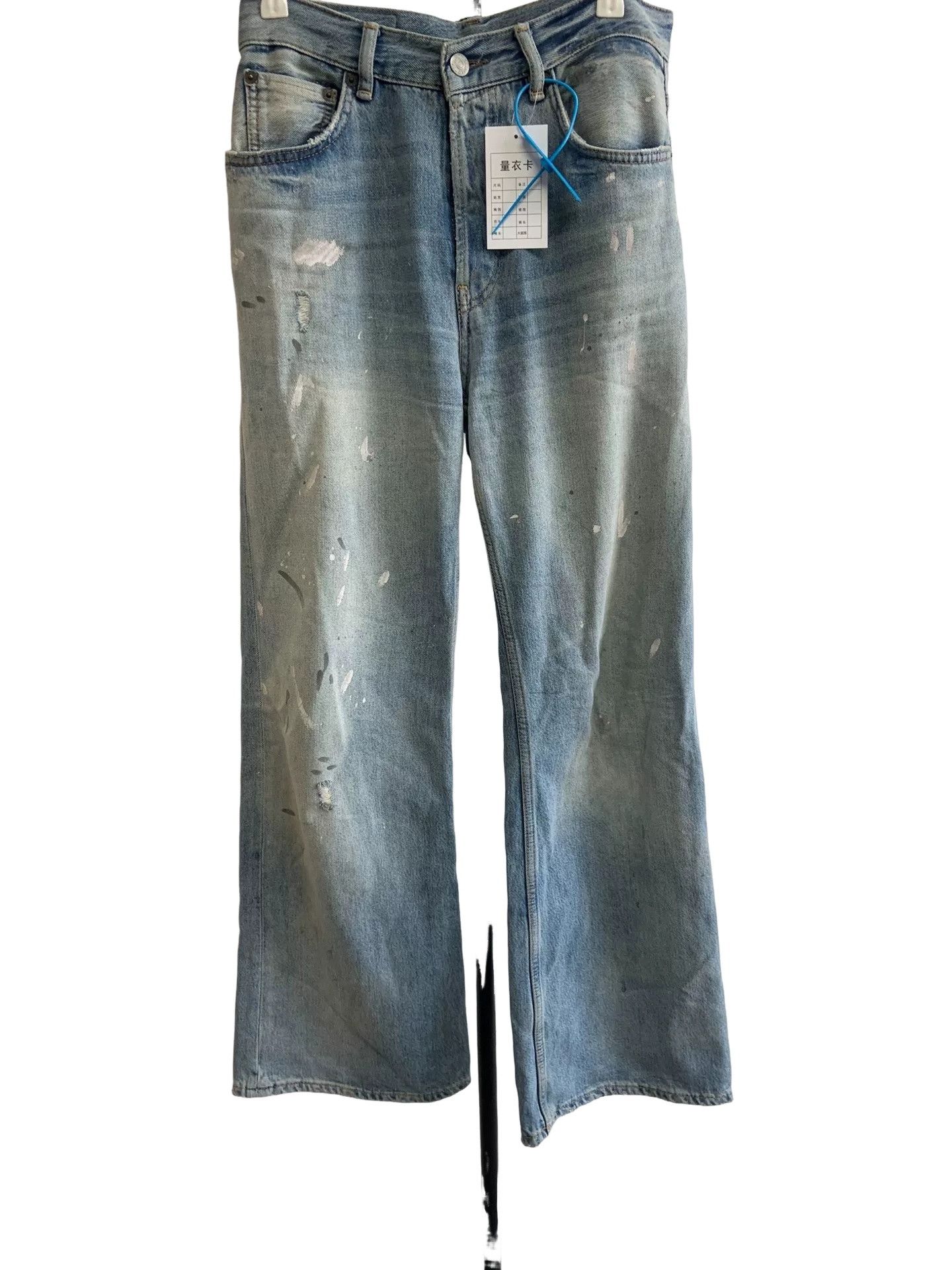 Acne Studios Acne Studios Mud Wash Splatter Jeans 26 Size US 26 / EU 42 - 1 Thumbnail