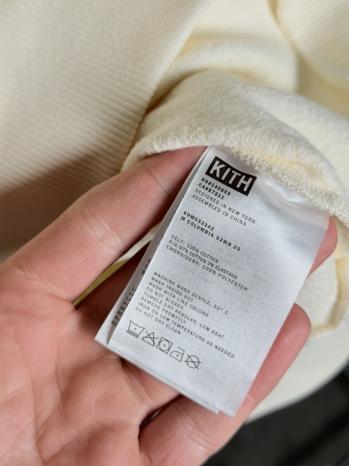 Kith Kith Columbia S2W8 Nelson Crewneck Sandrift Size US XL / EU 56 / 4 - 9 Thumbnail