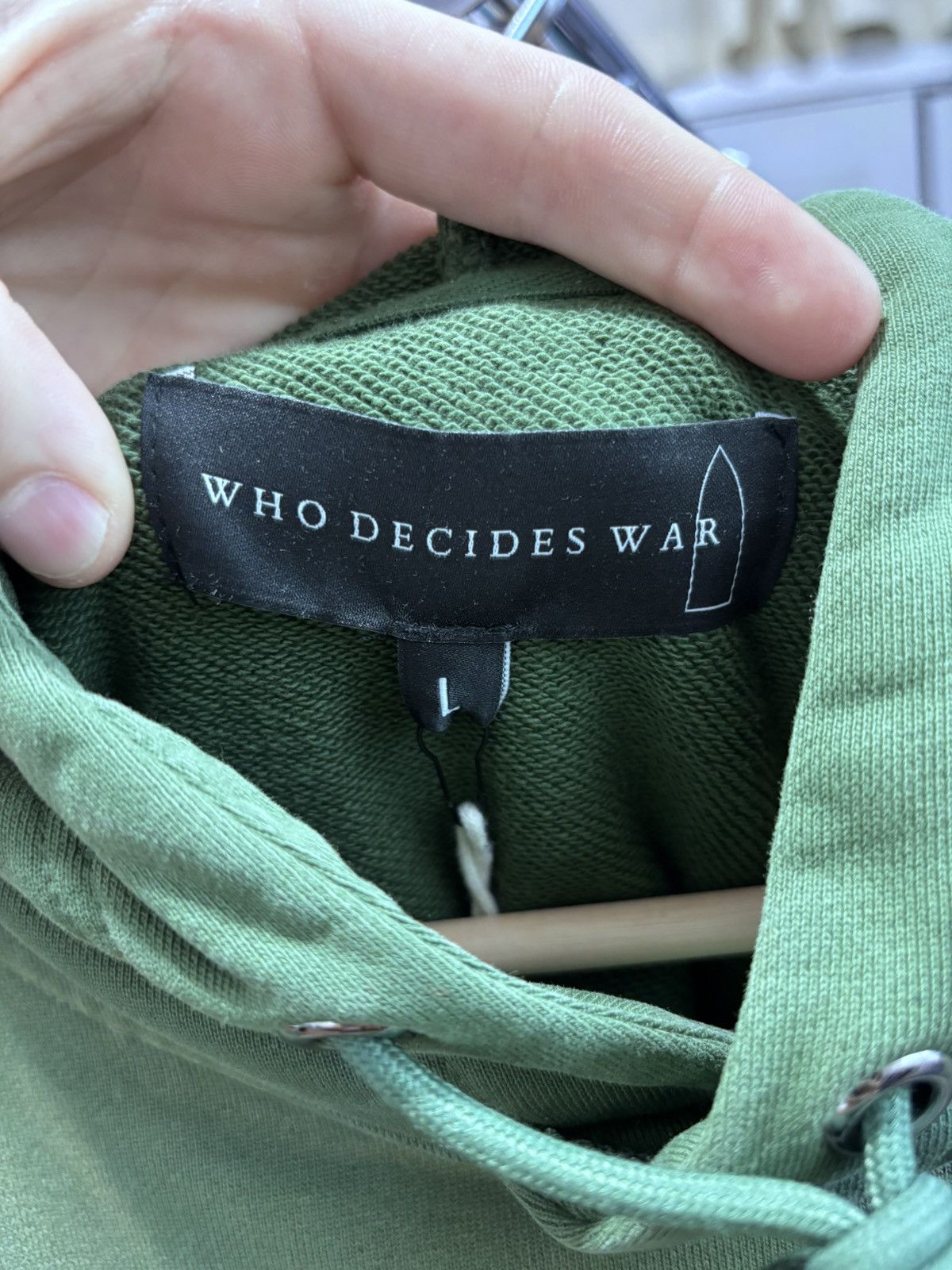 Who Decides War WHO DECIDES WAR FLAME GLASS HOODED SWEATSHIRT Size US L / EU 52-54 / 3 - 9 Thumbnail