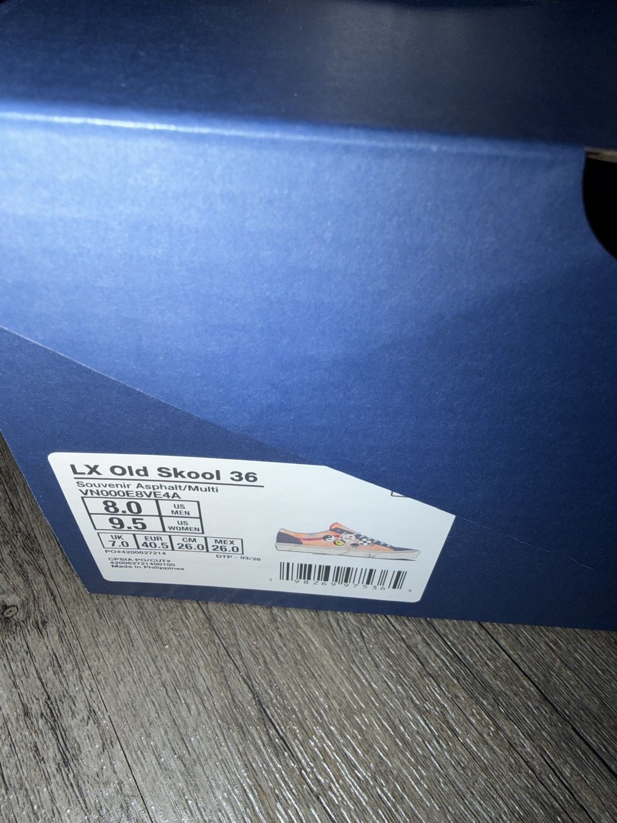 Vans VANS PREMIUM OLD SKOOL 36 'SOUVENIR' - ASPHALT - Size US 8 / EU 41 - 2 Thumbnail
