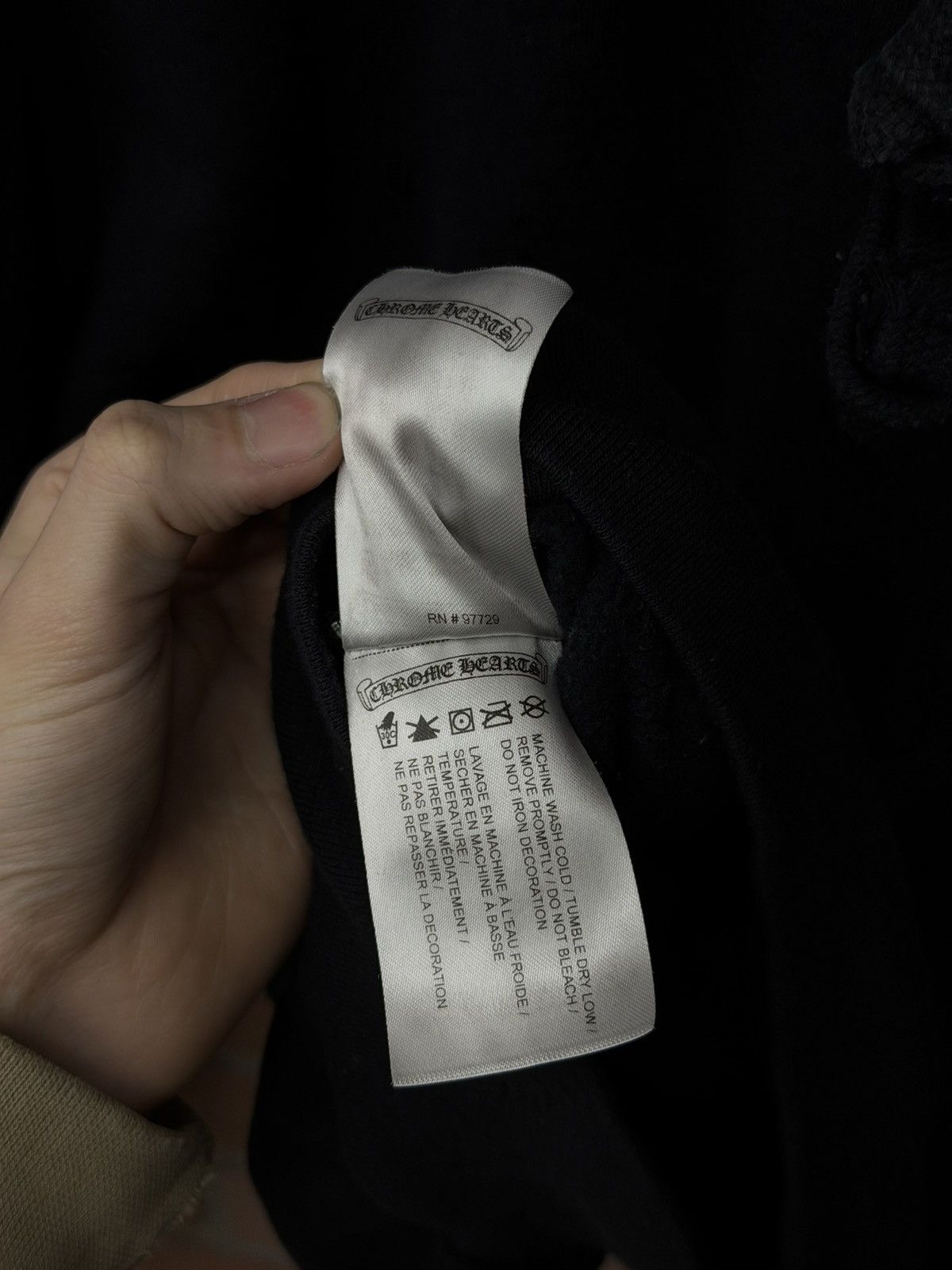 Chrome Hearts Medium - Authentic Chrome Hearts Mens Black Brown Hoodie Size US M / EU 48-50 / 2 - 14 Thumbnail
