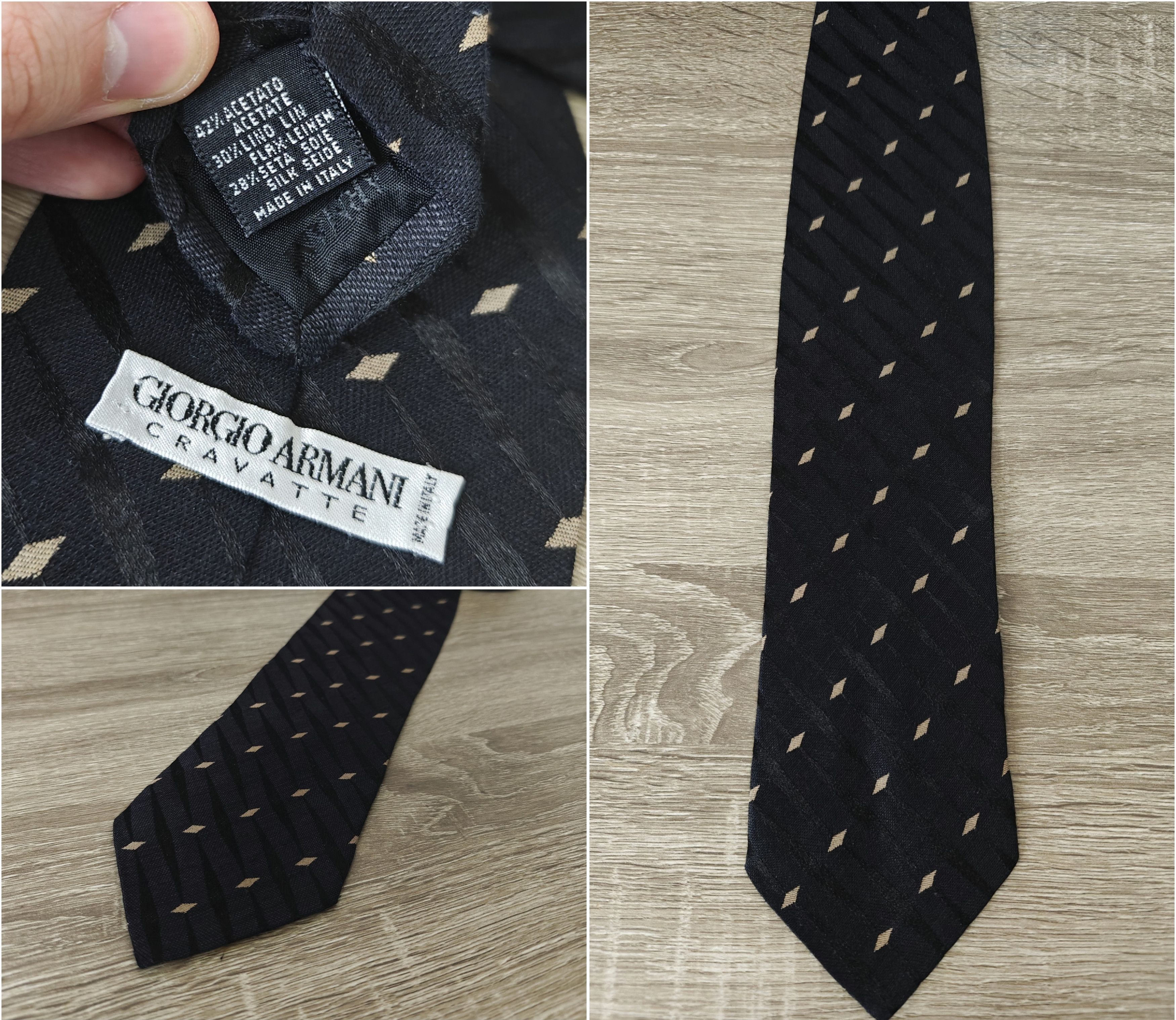 Armani Giorgio Armani Cravatte Vtg Tie Size ONE SIZE - 1 Thumbnail