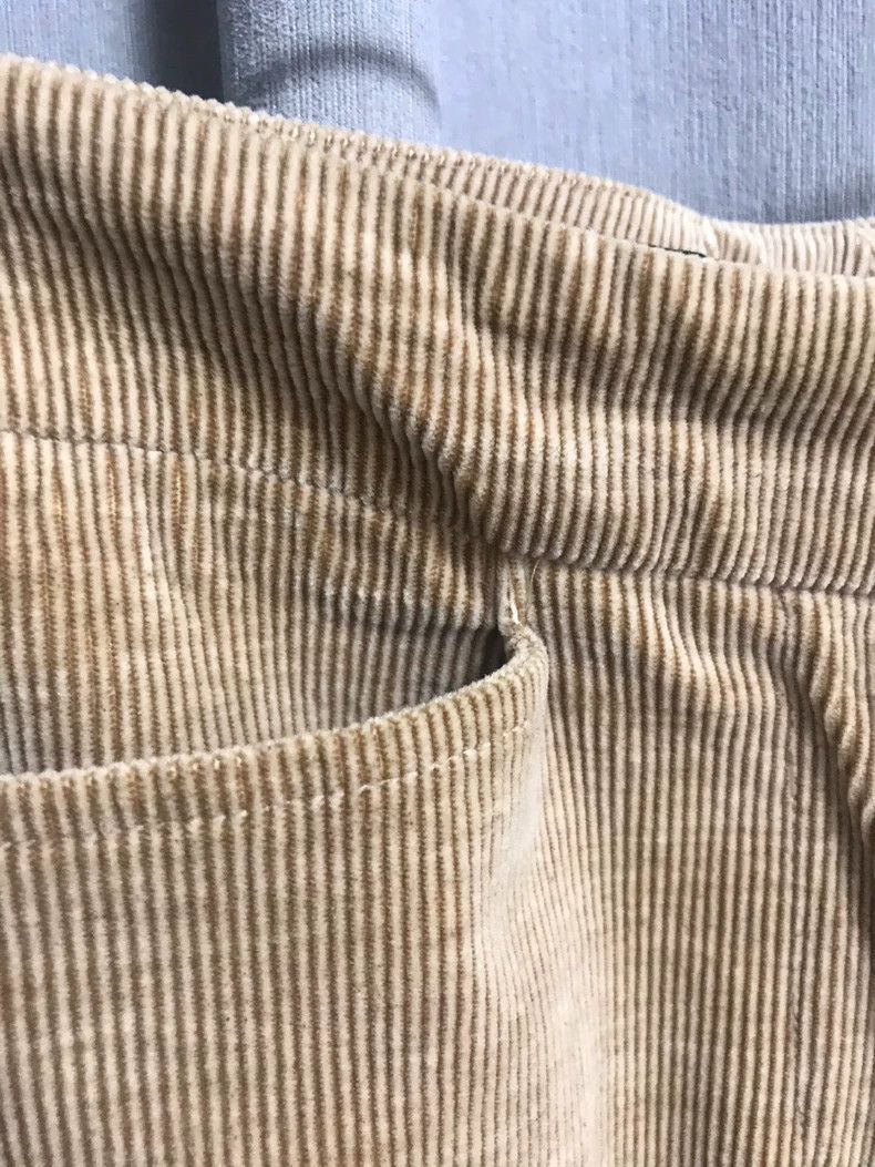 Loro Piana LORO PIANA Long velvet straight leg trousers Size 25" / US 0 / IT 36 - 4 Thumbnail