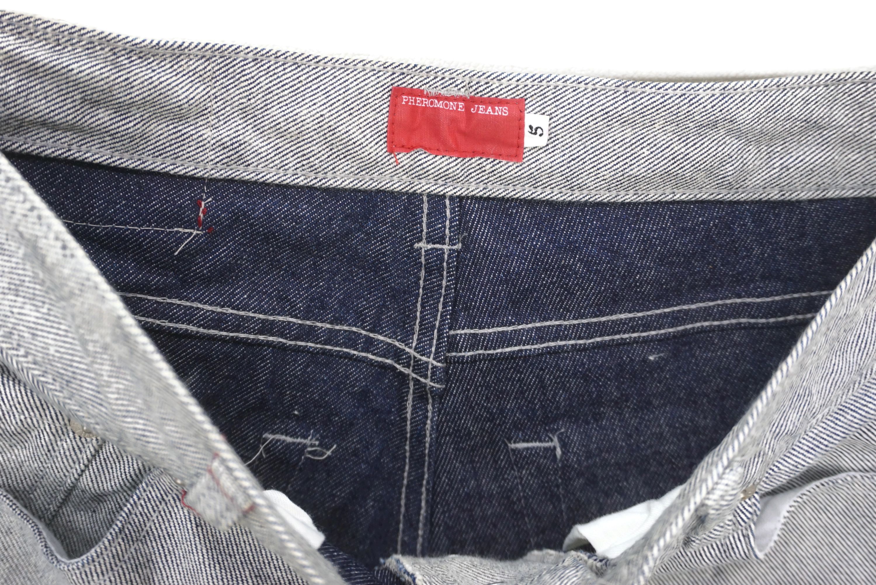 Japanese Brand Pheromone Jeans Size W29xL34 Reversed Denim Made in Japan Size US 29 - 11 Thumbnail