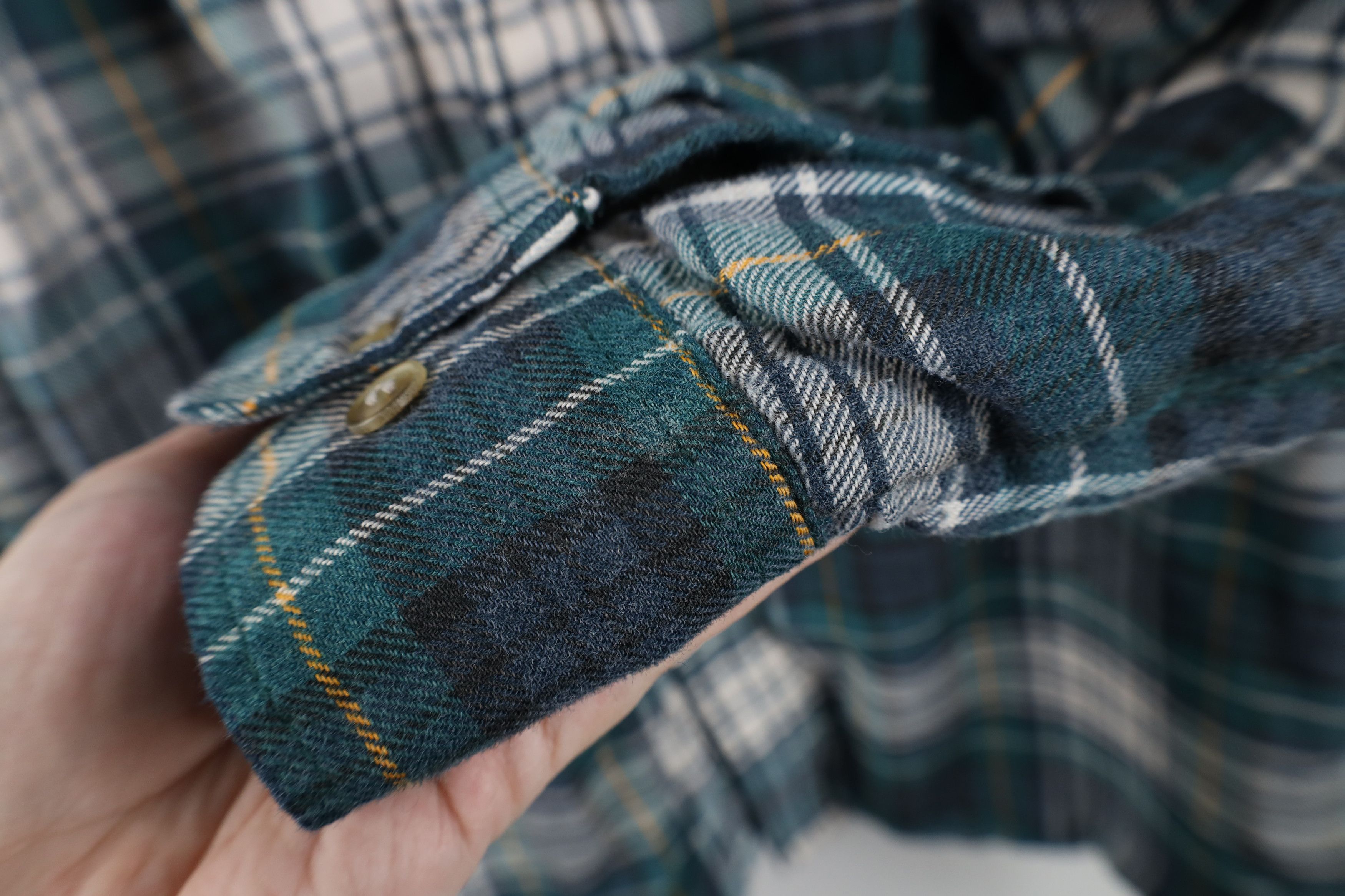 Vintage Vintage 90s Streetwear Lined Flannel Button Shirt Jacket Jac Size US L / EU 52-54 / 3 - 5 Thumbnail