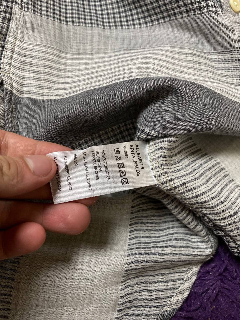 Allsaints Print Shirt Y2K Allsaints Size XS Streetwear Size US XS / EU 42 / 0 - 3 Thumbnail