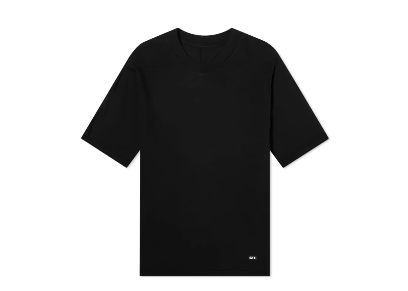 Rick Owens Rick Owens RO Jumbo men's black oversized T-shirt Size US S / EU 44-46 / 1 - 1 Thumbnail