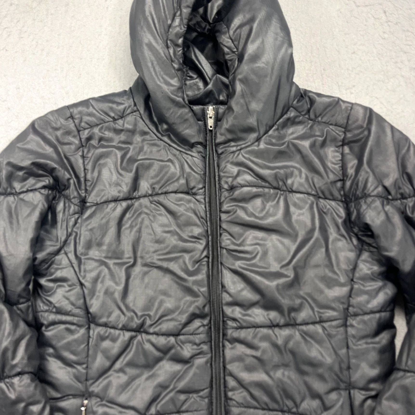 Patagonia Patagonia Jacket Womens XS Black Lidia Quilted Hooded Puffer Insulated Coat Size XS / US 0-2 / IT 36-38 - 2 Thumbnail