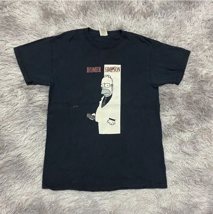 The Simpsons Vintage Y2K Homer the simpsons distressed Size US M / EU 48-50 / 2 - 1 Thumbnail