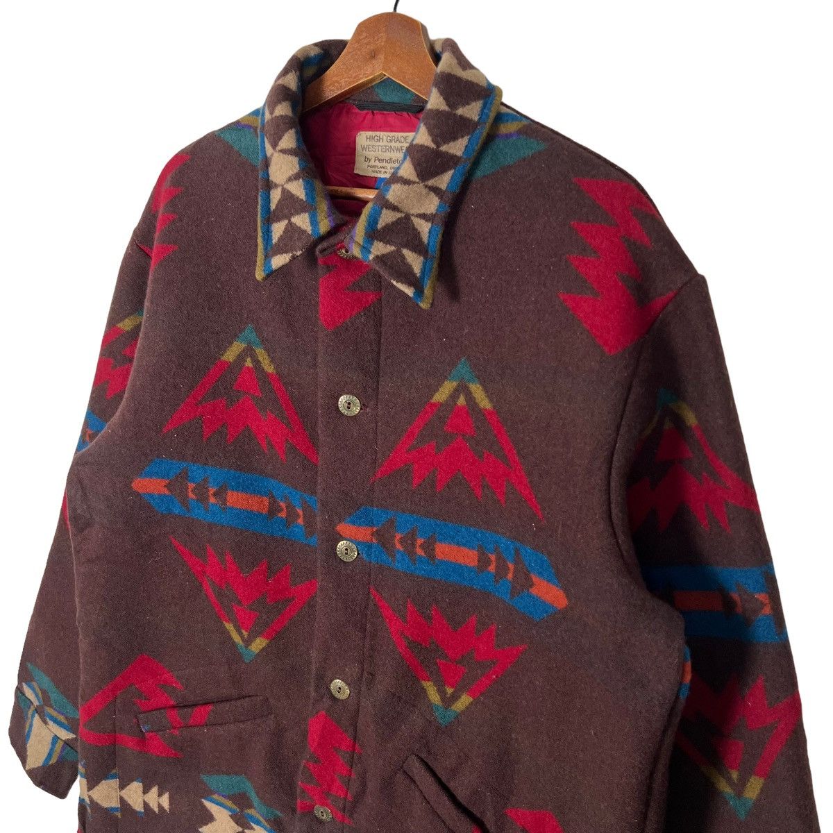 Pendleton Vintage Pendleton Navajo Coat Western Wear Indian Blanket Size US L / EU 52-54 / 3 - 6 Thumbnail