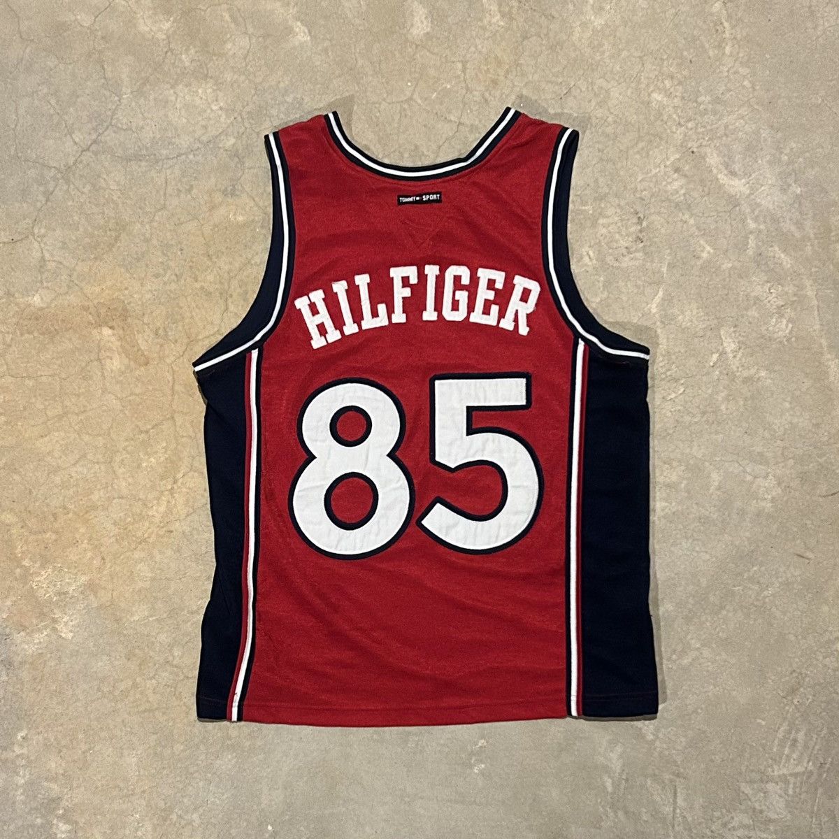Tommy Hilfiger × Vintage Crazy Vintage 90s Tommy Jeans Sport Basketball Jersey Rare Size US M / EU 48-50 / 2 - 7 Thumbnail