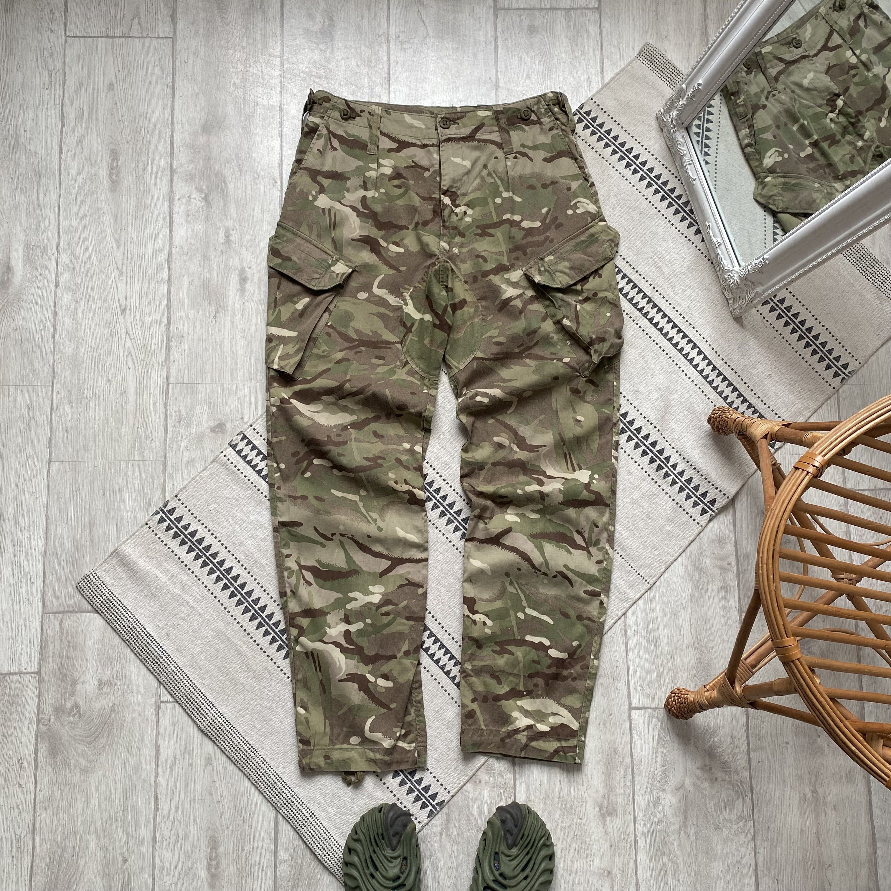 Japanese Brand Camouflage Vinage 00s cargo Combat Cargo Pants USA army Size US 34 / EU 50 - 1 Thumbnail