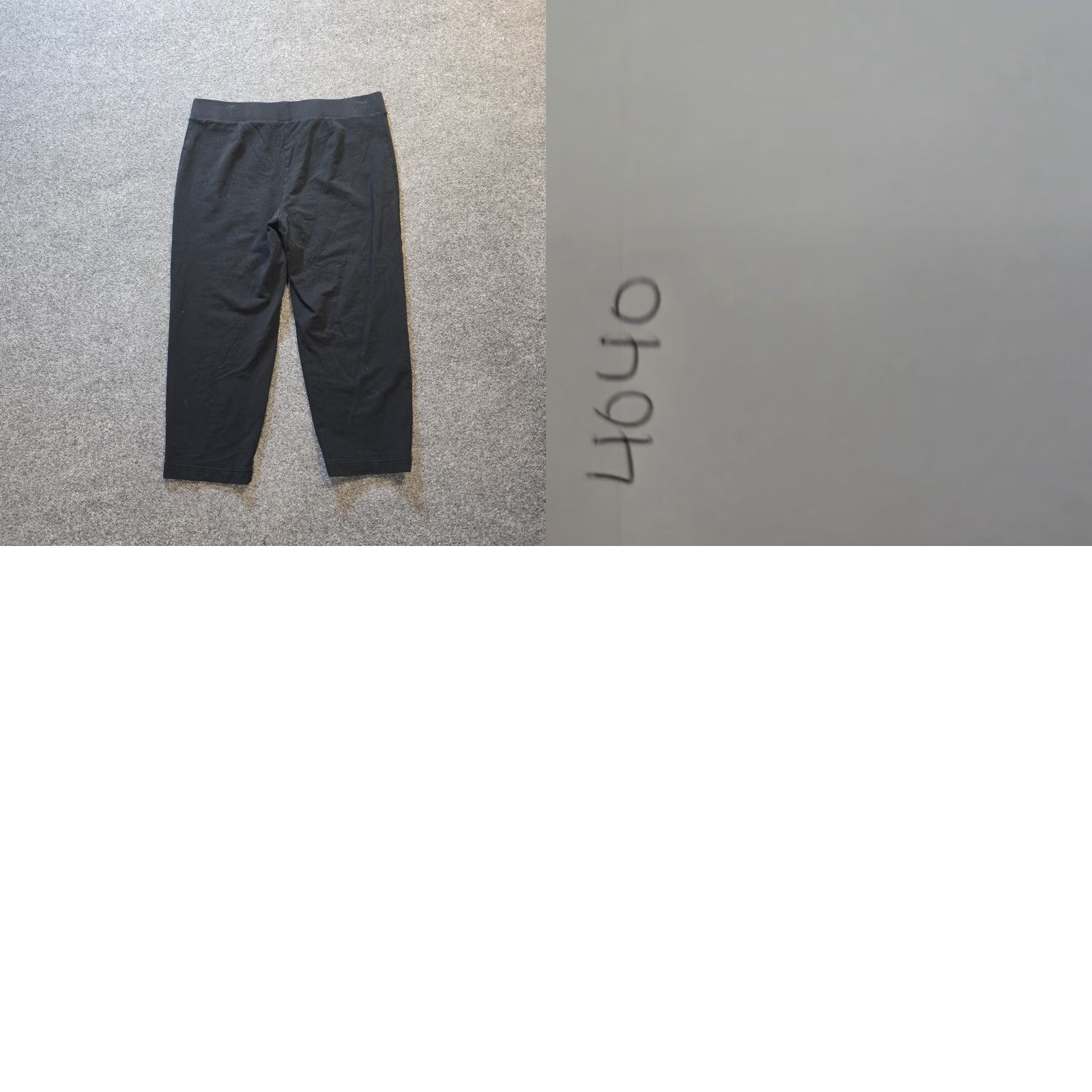 J. Jill J. Jill Pants Womens Medium Black Ponte Slim Leg Cropped Pull On Stretch Straight Leg N/A Size 32" / US 10 / IT 46 - 8 Thumbnail