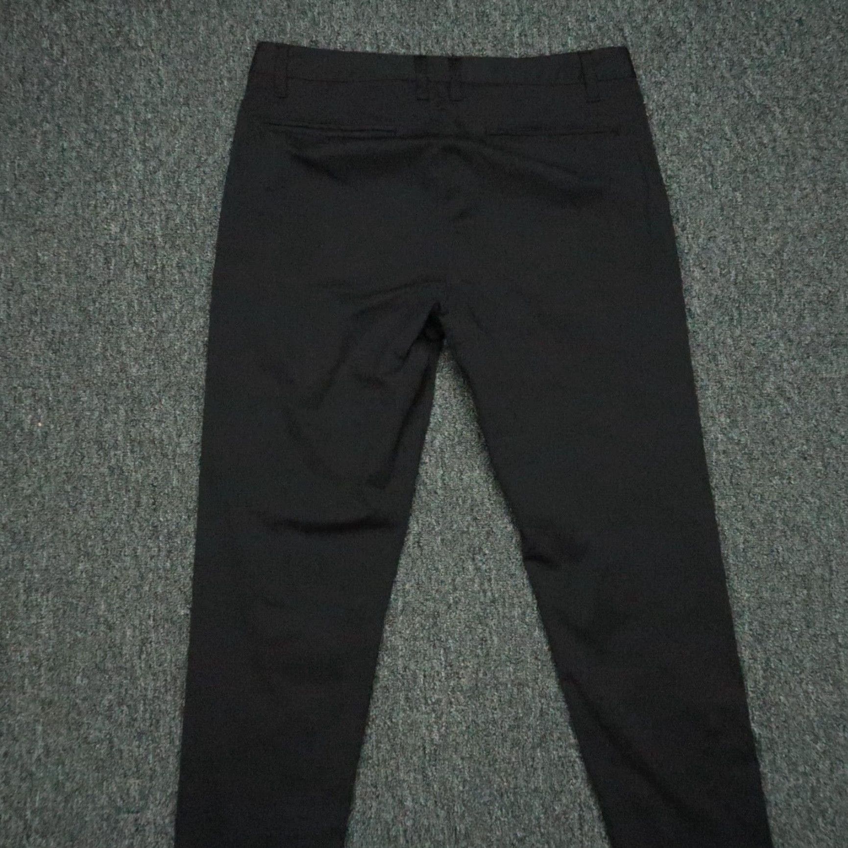 Rhone VINTAGE Rhone Pants Men 34x33 Black Commuter Chino Straight Trousers Size US 34 / EU 50 - 4 Thumbnail