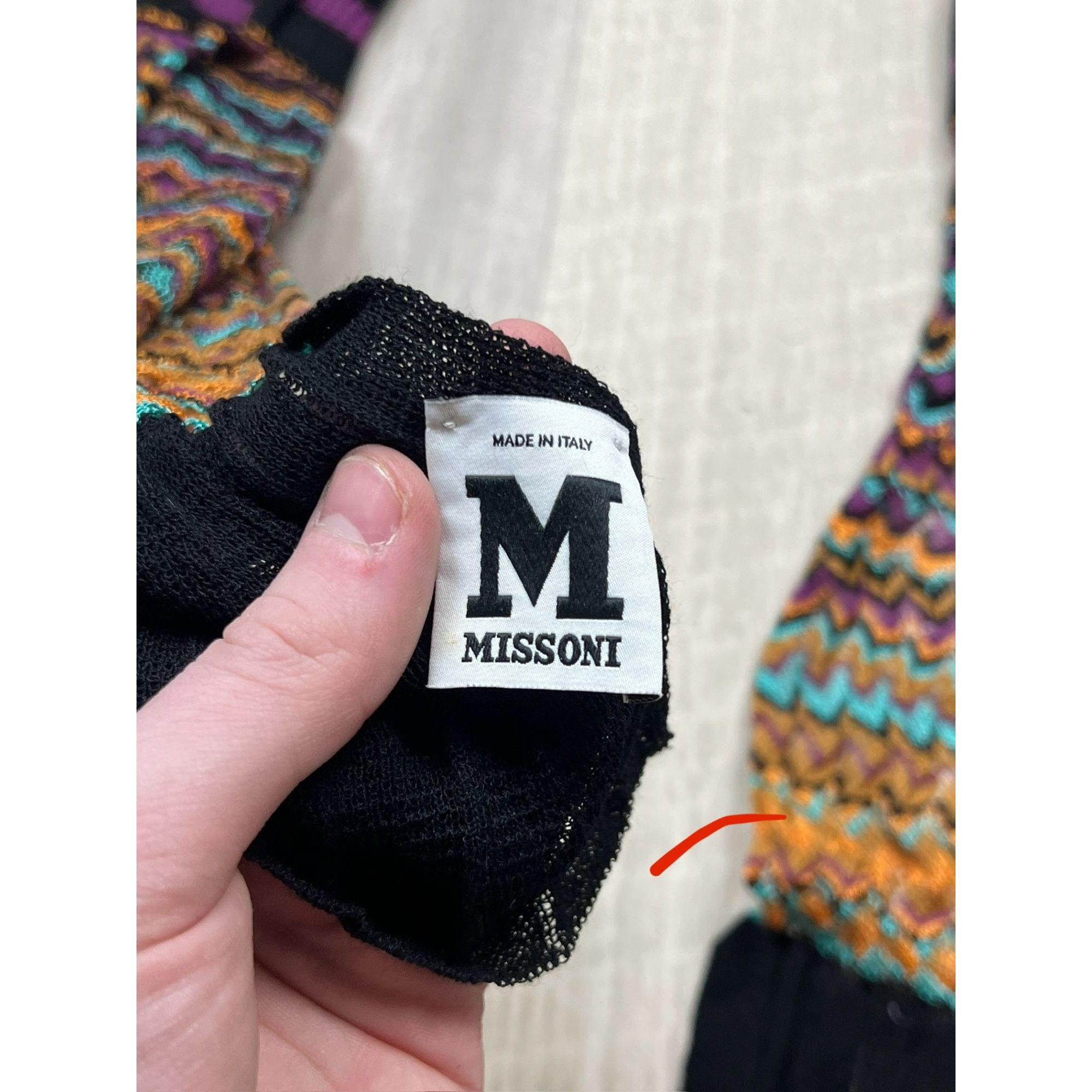 Missoni Women’s Missoni Multicolor Knit Scarf (Y0267) Size ONE SIZE - 3 Thumbnail